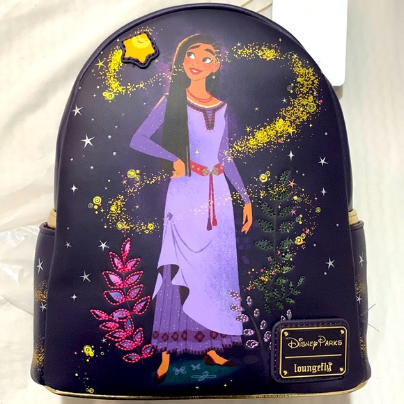 ⭐️NEW!!! FIRST PICK Disney Parks Upcoming movie “Wish” Loungefly Backpack - Picture 3 of 9